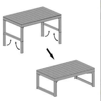 Baštenski set Orlando sa Lyon stolom grafit CU 232295-2 Baštenski set Orlando sa Lyon stolom grafit CU 232295-2